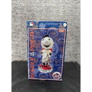 New York Mets Mr. Mets MLB Bobble‎ of The Month Valentines Day Bobblehead